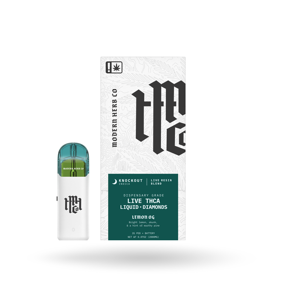 Modern Herb Co 2g Liquid Diamonds THCa Pod Kit
