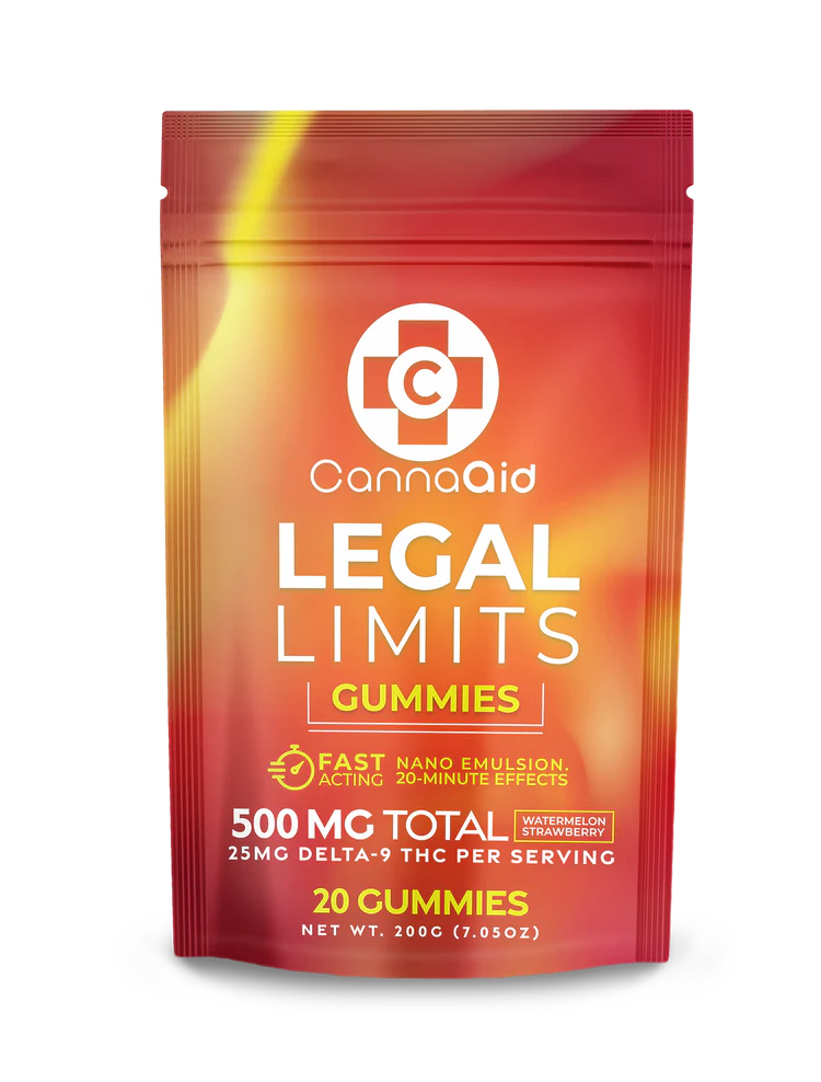 CannaAid Legal Limits Delta 9 THC Gummies