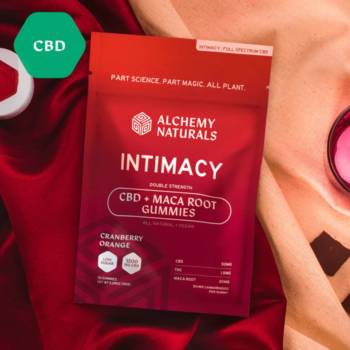 Alchemy Naturals Intimacy Gummies CBD + Maca Root