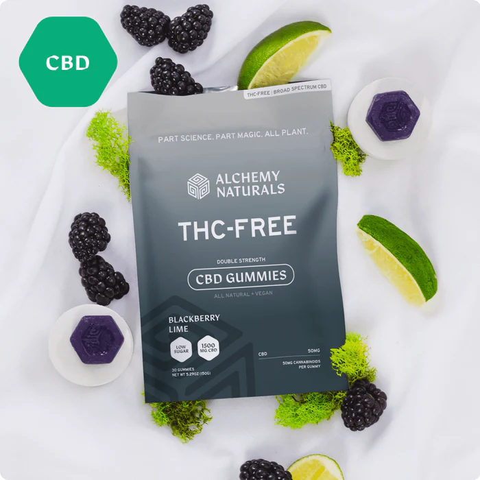 Alchemy Naturals THC Free CBD Gummies