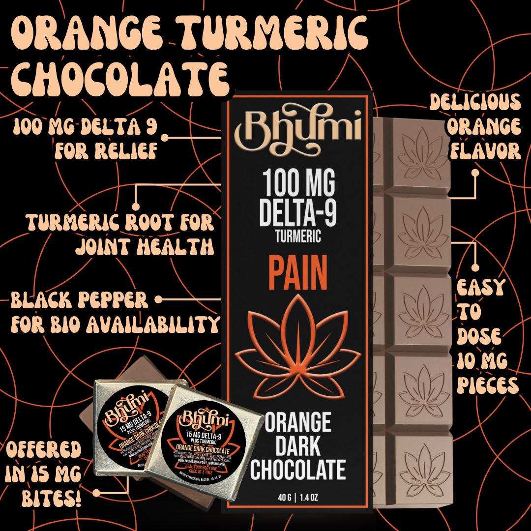 Bhumi D9 Orange Turmeric Dark Chocolate