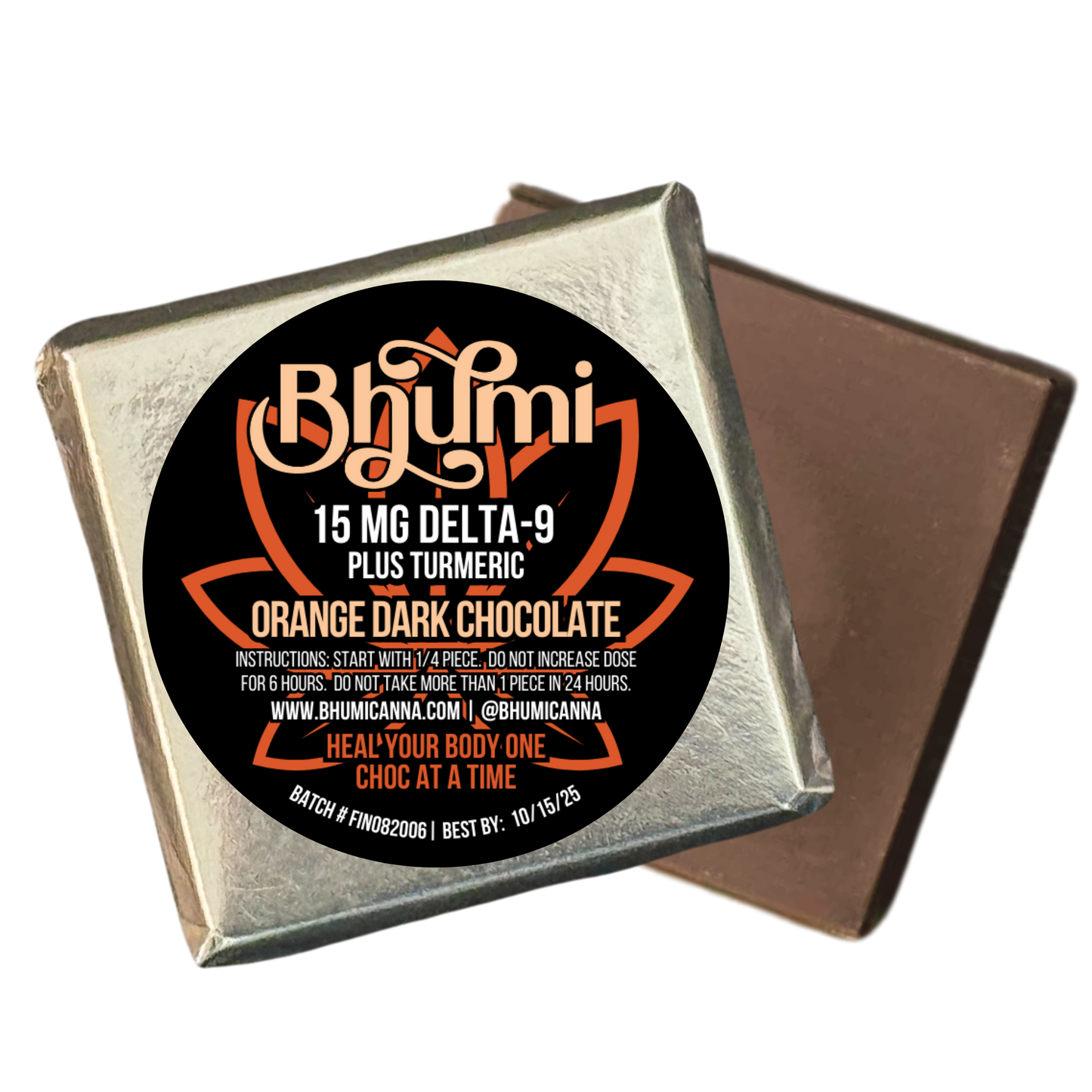 Bhumi D9 Orange Turmeric Dark Chocolate