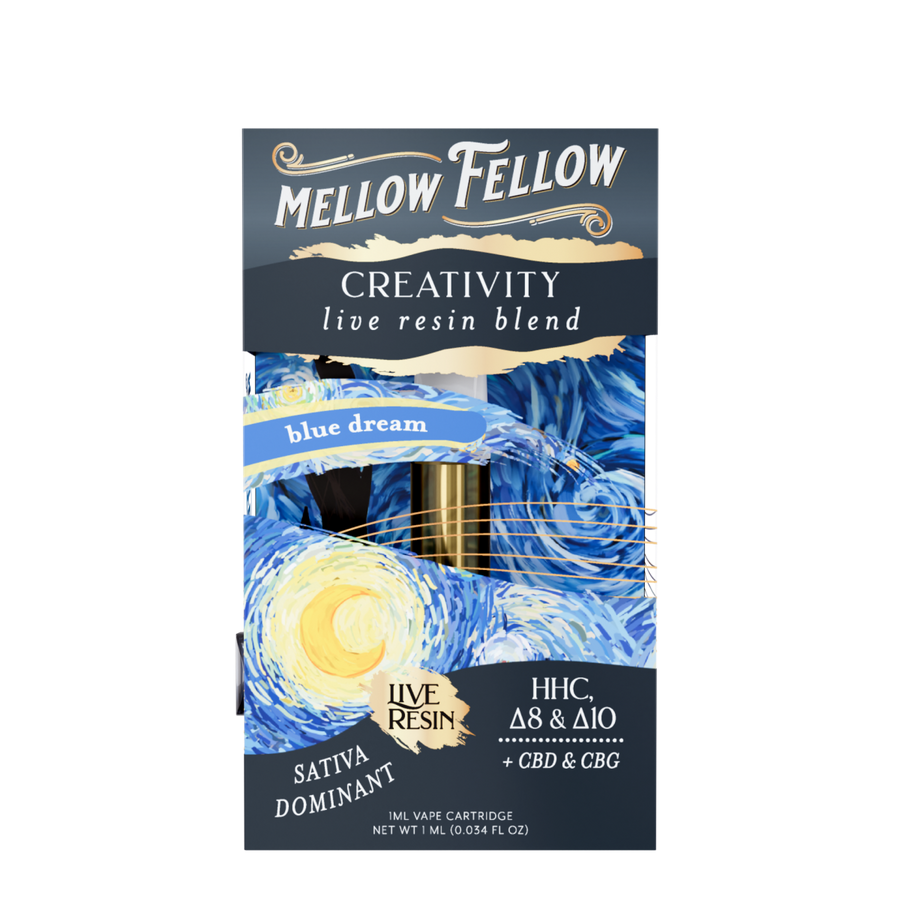 Mellow Fellow Creativity Blend Blue Dream 1mL Cartridge