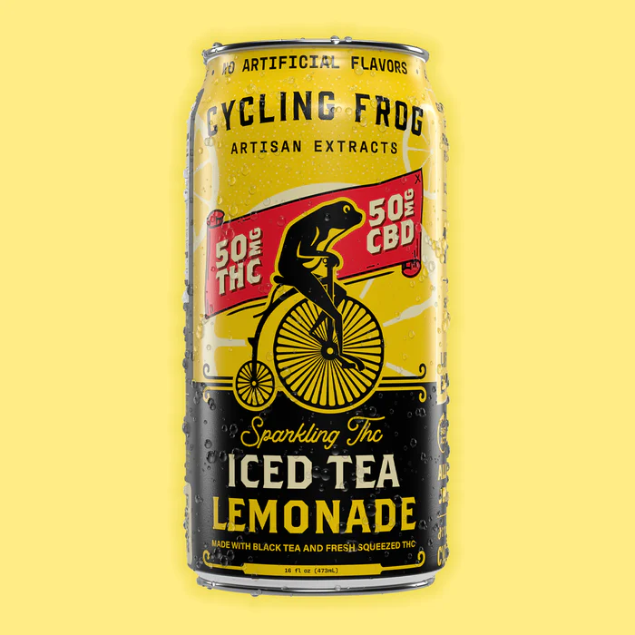 Cycling Frog 50mg THC + 50mg CBD Iced Tea Lemonade
