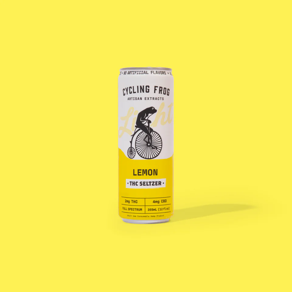 Cycling Frog 2mg THC 4mg CBD Light Seltzer
