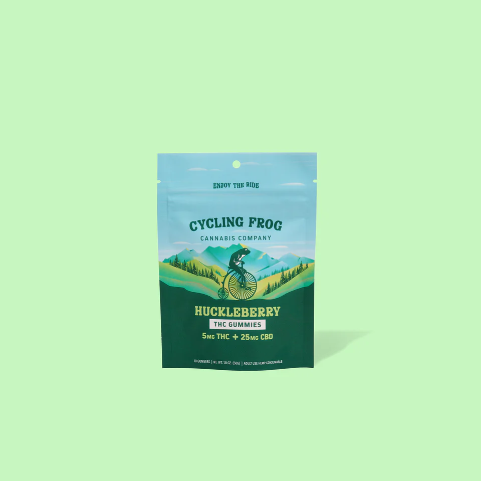 Cycling Frog 5mg THC + 25mg CBD Gummies