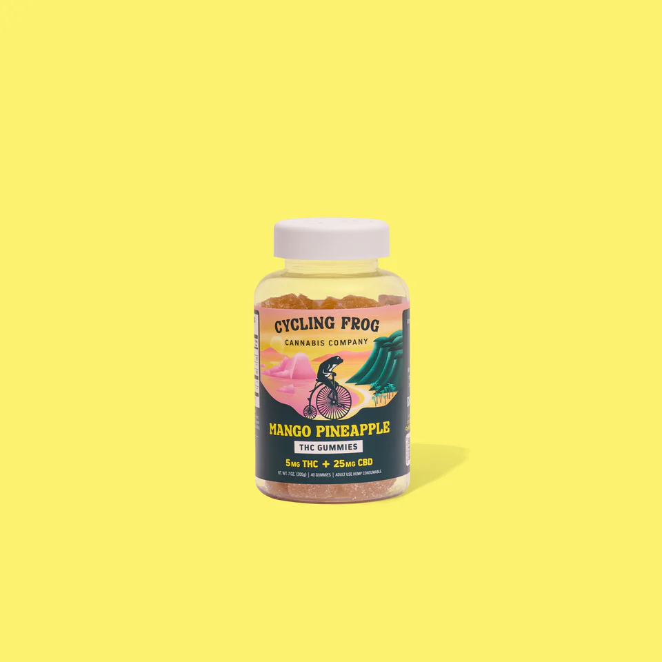 Cycling Frog 5mg THC + 25mg CBD Gummies