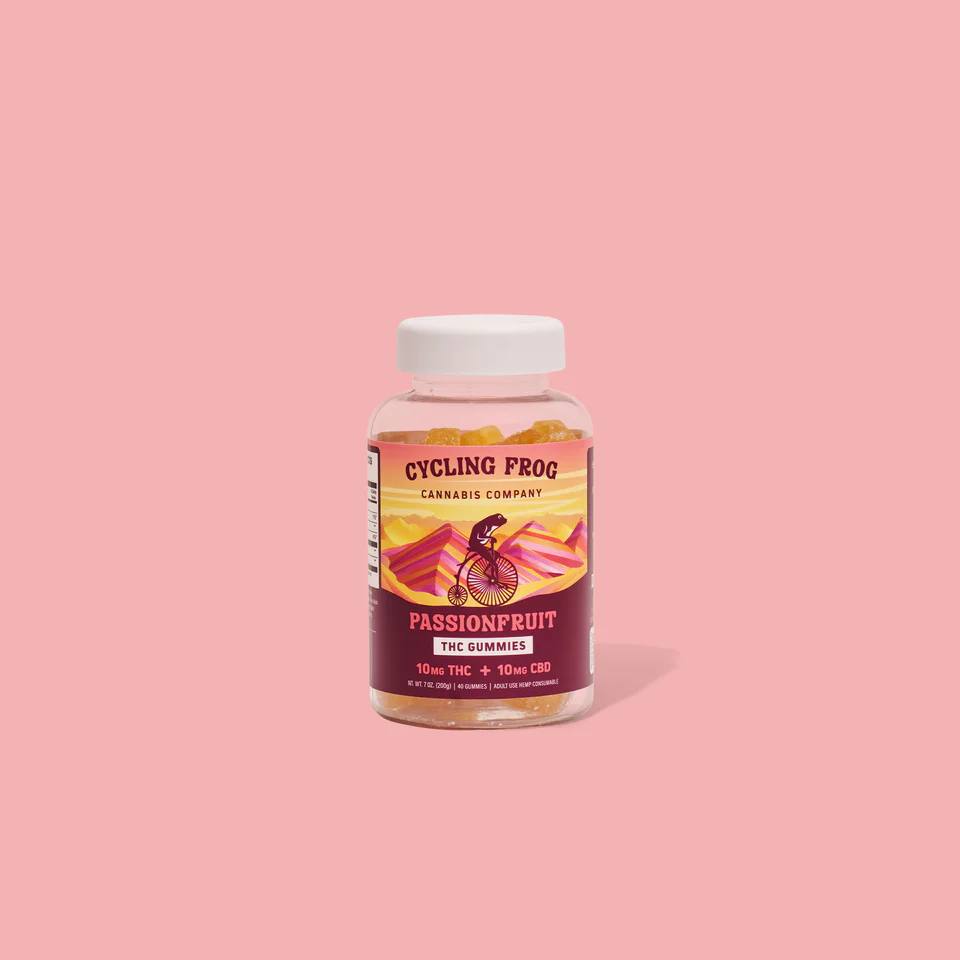 Cycling Frog 10mg THC + 10mg CBD Gummies