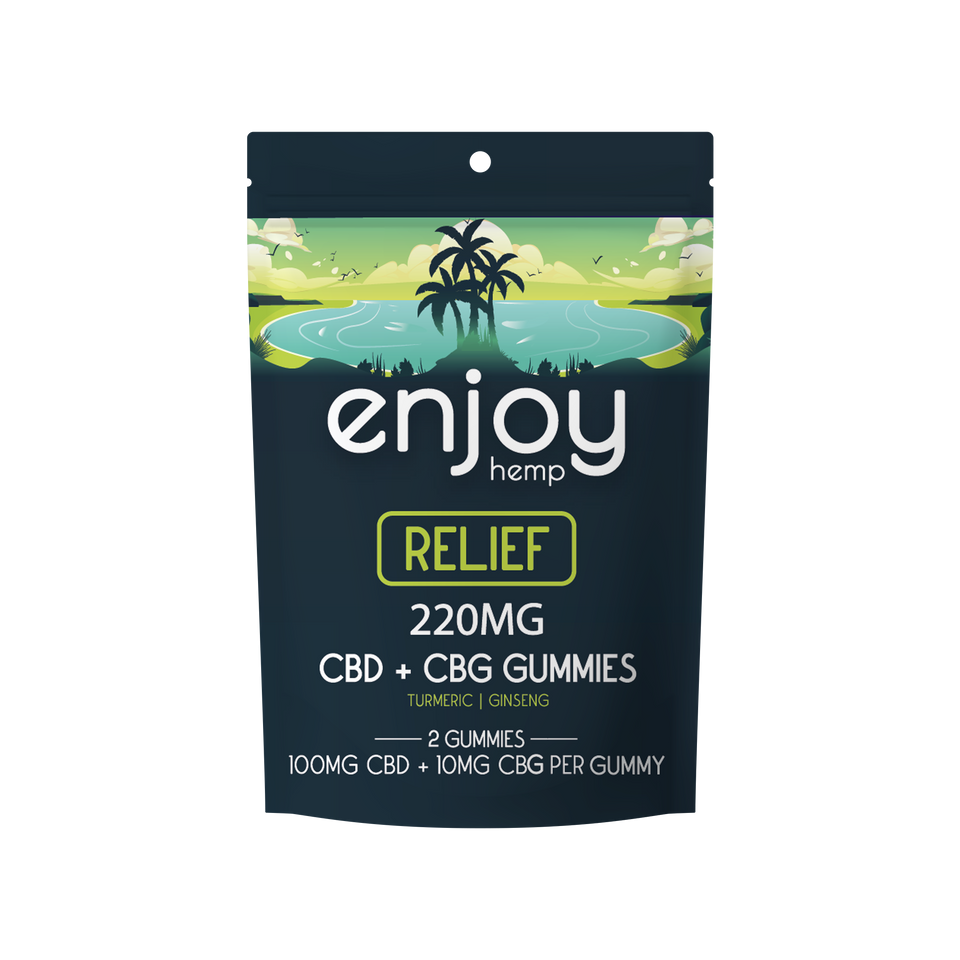 Enjoy Hemp Relief CBD + CBG Gummies