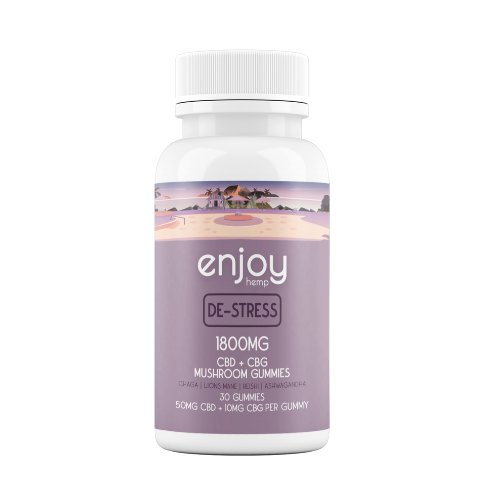 Enjoy Hemp De-Stress CBD + CBG Gummies