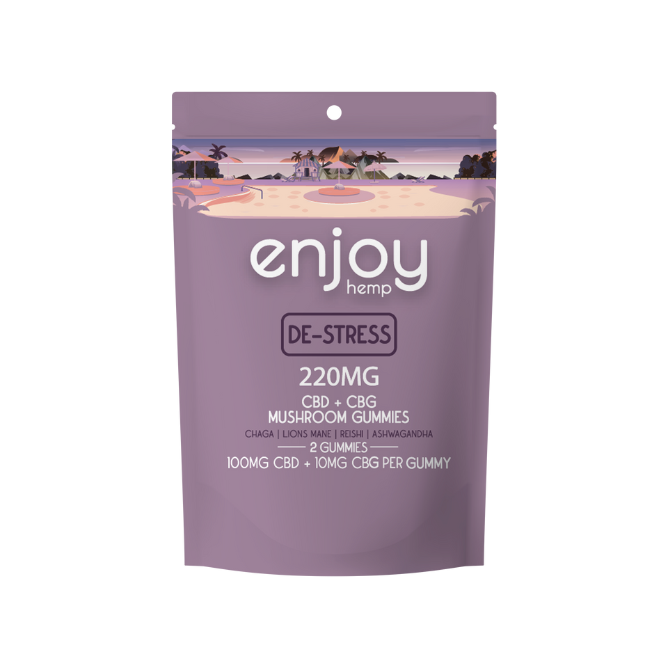 Enjoy Hemp De-Stress CBD + CBG Gummies