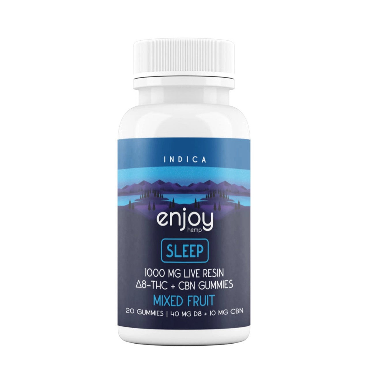 Enjoy Hemp 1000mg Delta 8 THC + CBN Sleep Gummies