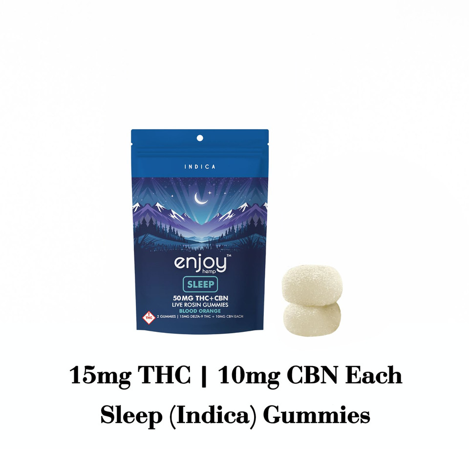 Enjoy Hemp 15mg Delta 9 + CBN Sleep Gummies