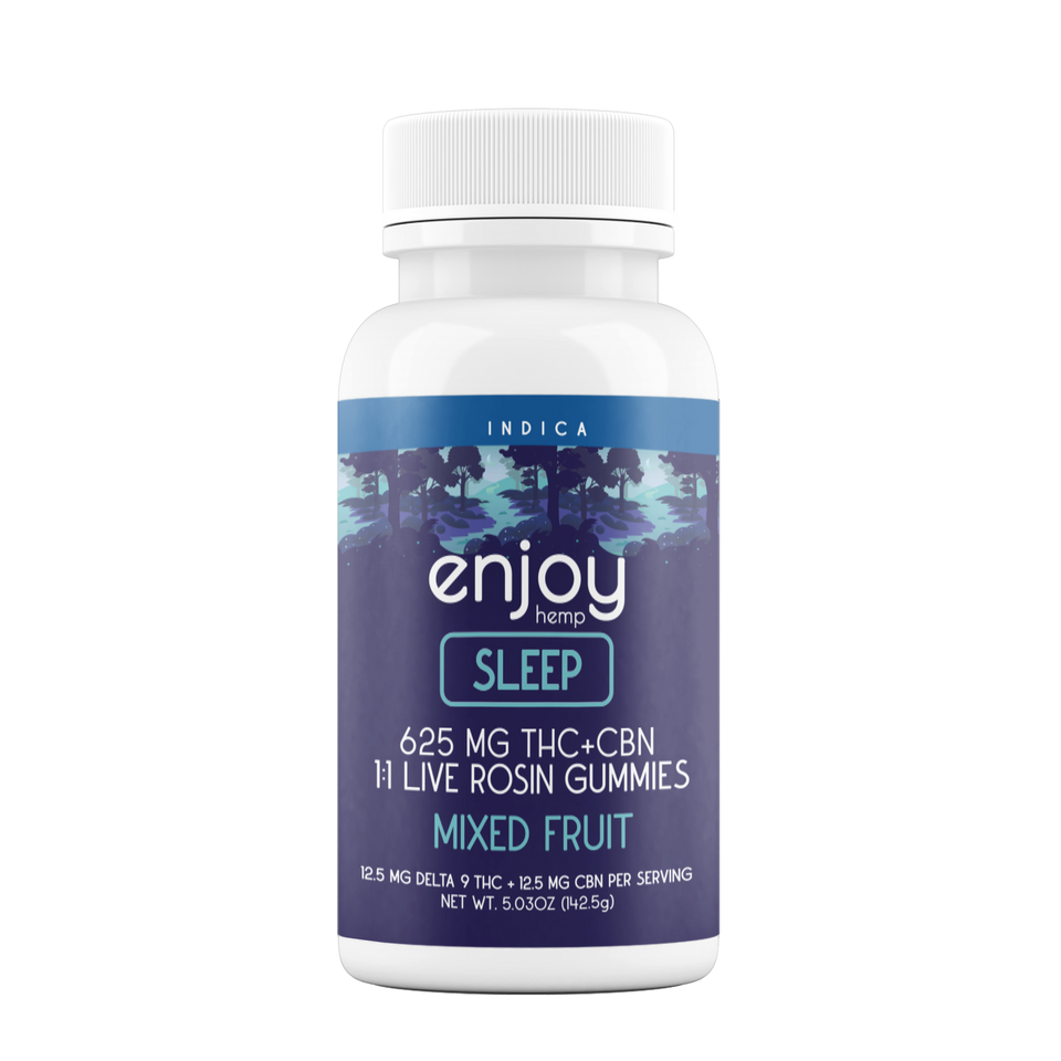 Enjoy Hemp Delta 9 THC + CBN Sleep Gummies