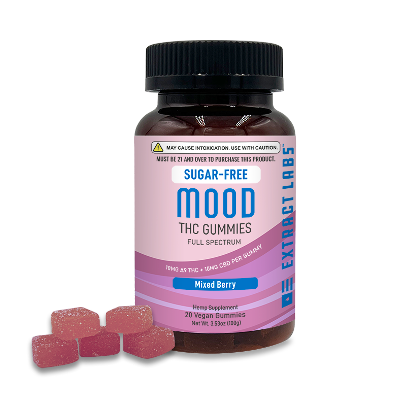 Extract Labs Sugar Free Delta 9 Mood Gummies