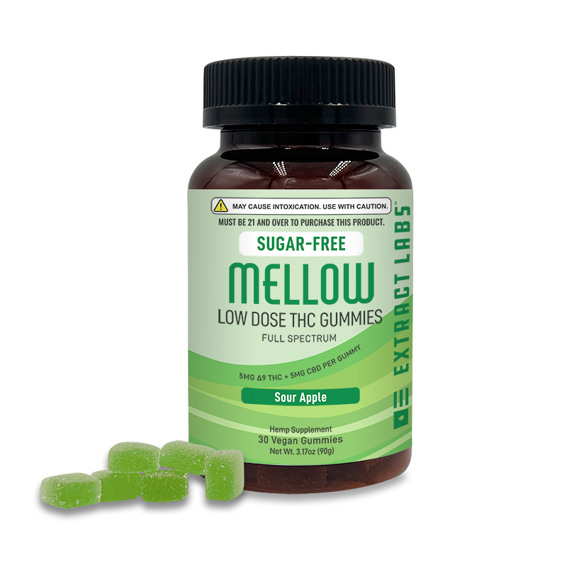 Extract Labs Sugar Free Delta 9 Mellow Gummies