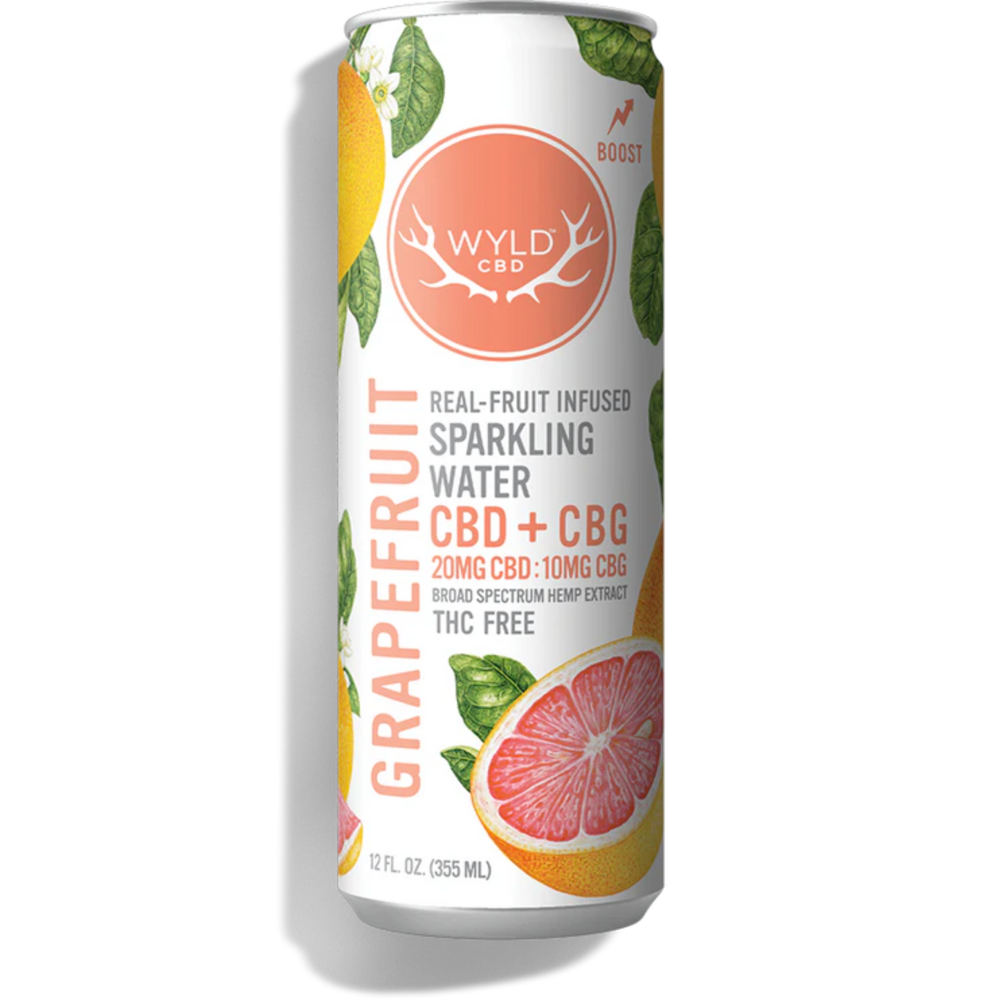Wyld CBD + CBG Sparkling Water Grapefruit