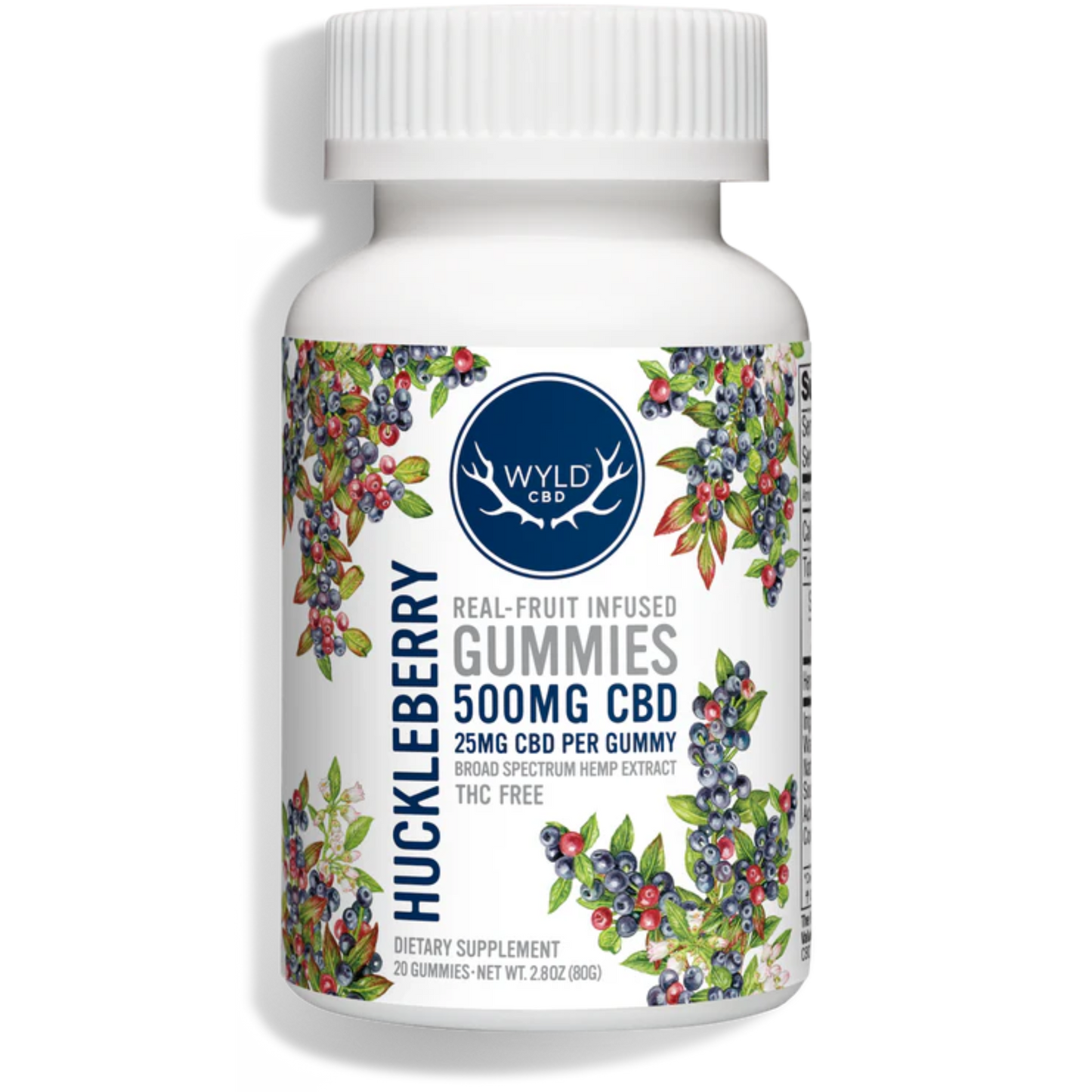 Wyld CBD Broad Spectrum Huckleberry Gummies