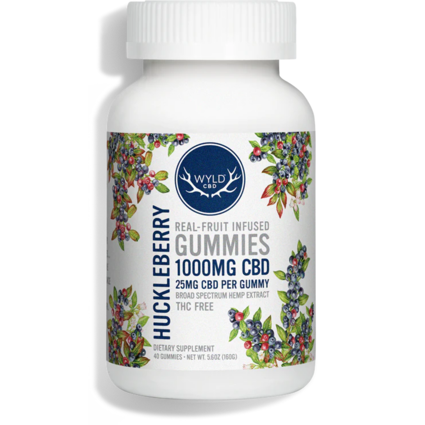 Wyld CBD Broad Spectrum Huckleberry Gummies