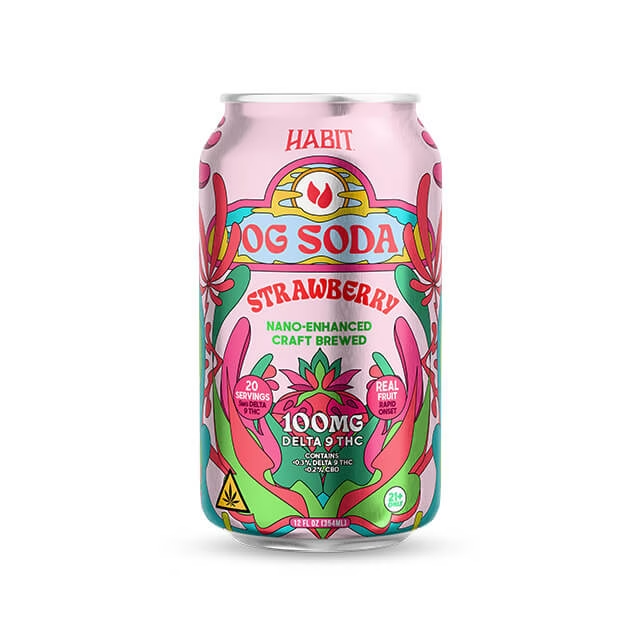 Habit 100mg Delta 9 THC Soda