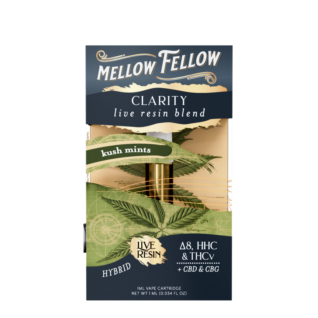 Mellow Fellow Clarity Blend Kush Mints 1mL Cartridge