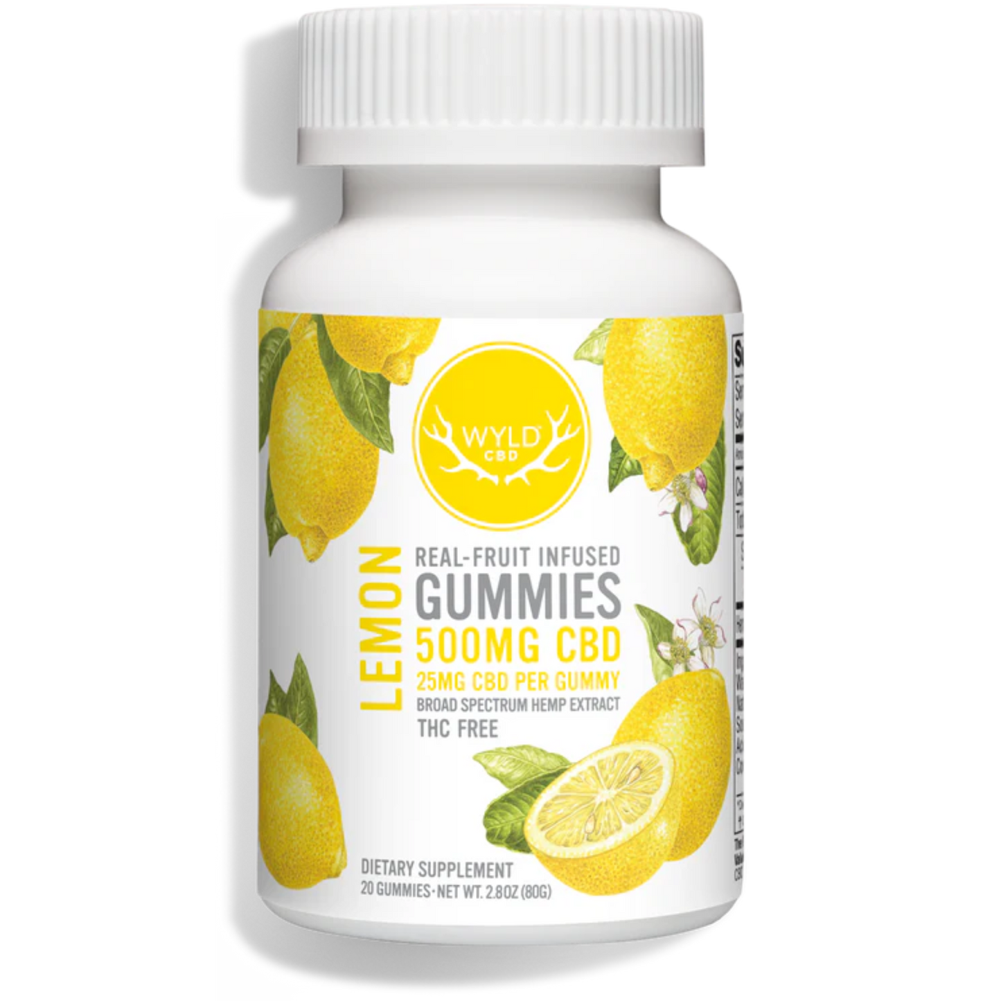 Wyld CBD Broad Spectrum Lemon Gummies