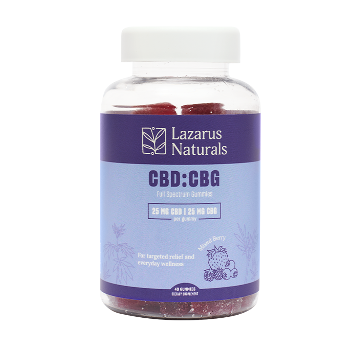 Lazarus Naturals CBD + CBG Gummies