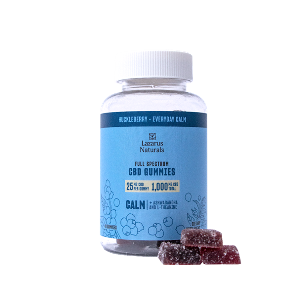 Lazarus Naturals CBD Huckleberry Calm Gummies