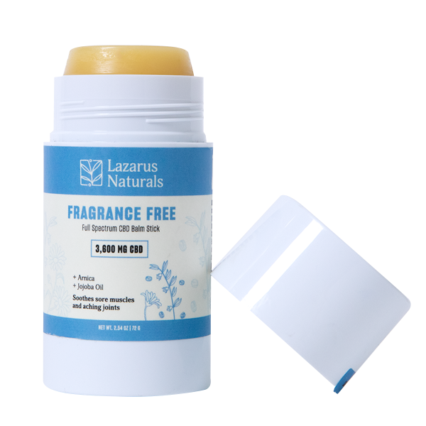 Lazarus Naturals Fragrance Free CBD Balm Stick