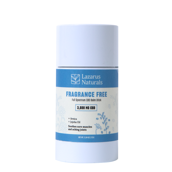 Lazarus Naturals Fragrance Free CBD Balm Stick