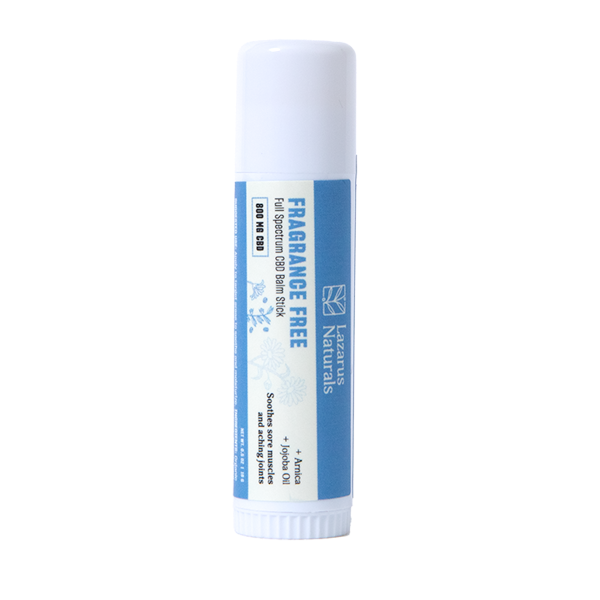 Lazarus Naturals Fragrance Free CBD Balm Stick