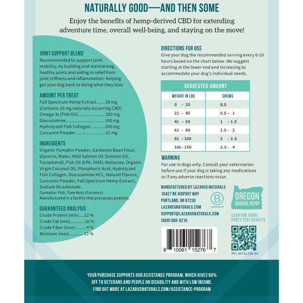 Lazarus Naturals CBD Dog Chews