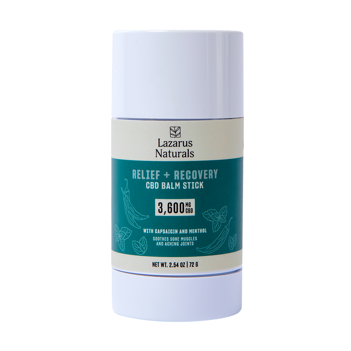 Lazarus Naturals Relief and Recovery CBD Balm Stick