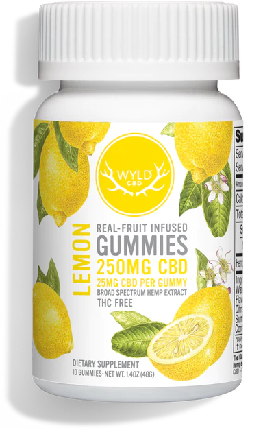 Wyld CBD Broad Spectrum Lemon Gummies