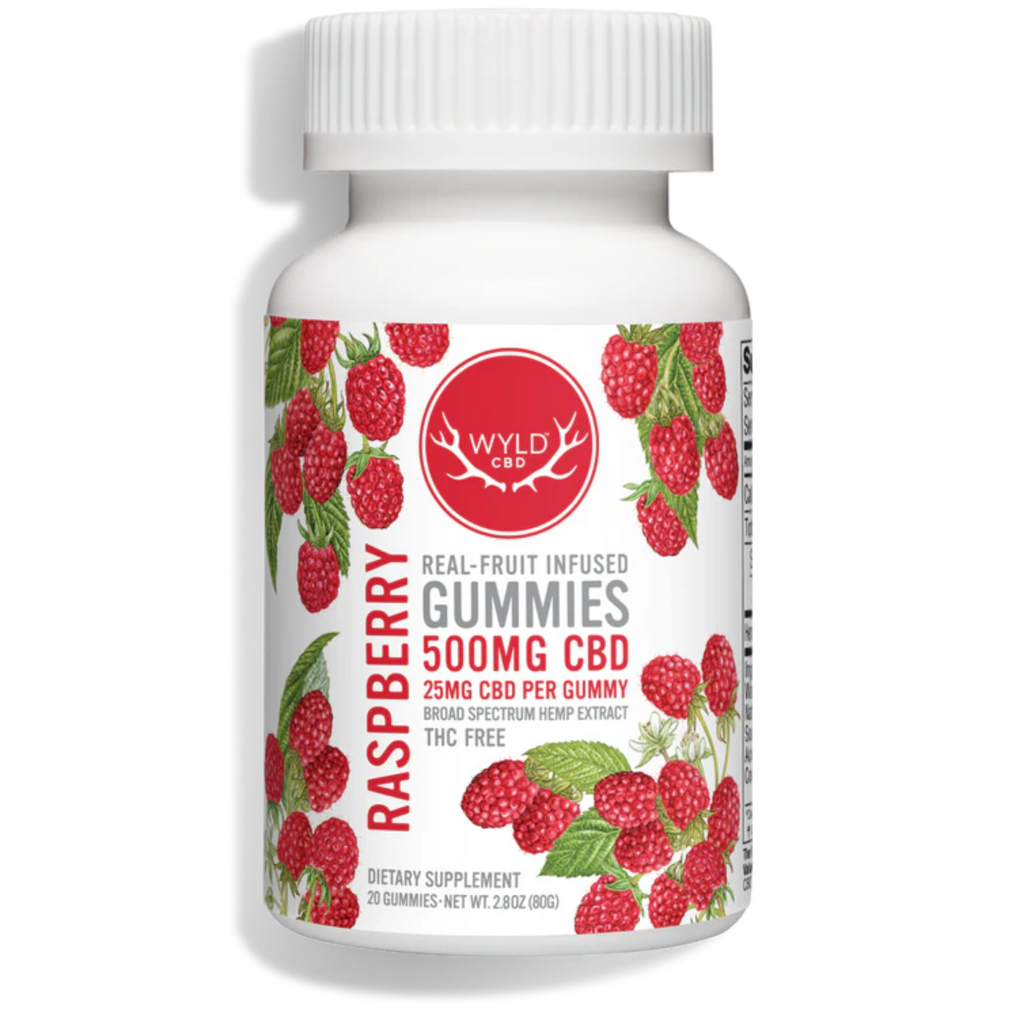 Wyld CBD Broad Spectrum Raspberry Gummies