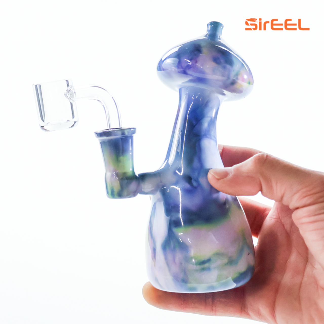 Colorful Mushroom Dab Rig