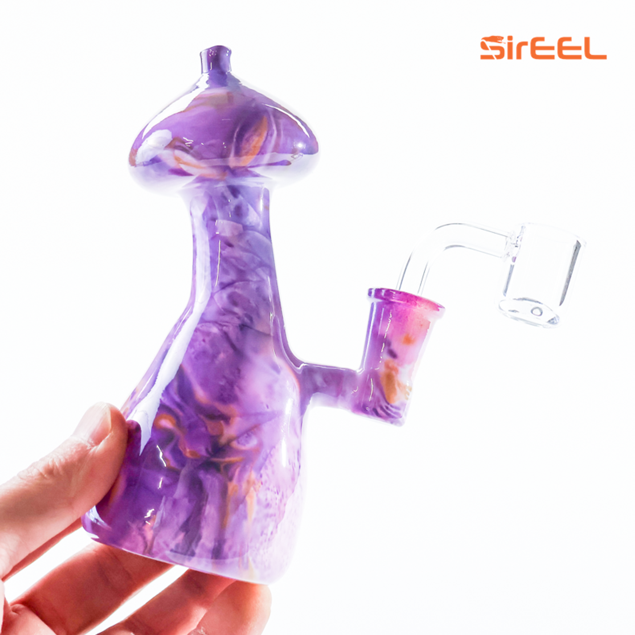 Colorful Mushroom Dab Rig