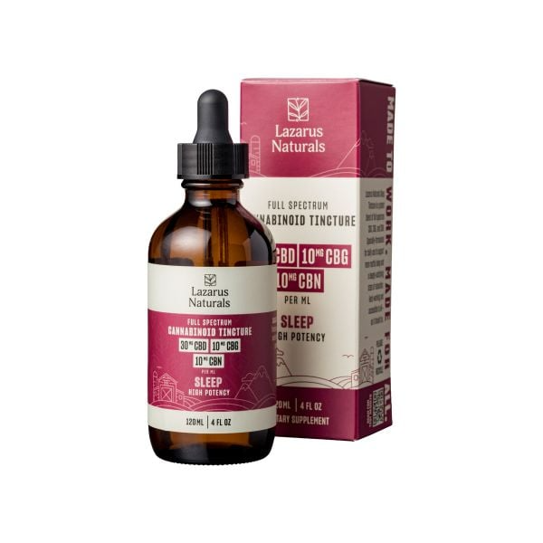 Lazarus Naturals Full Spectrum Sleep CBD/CBG/CBN Oil Tincture