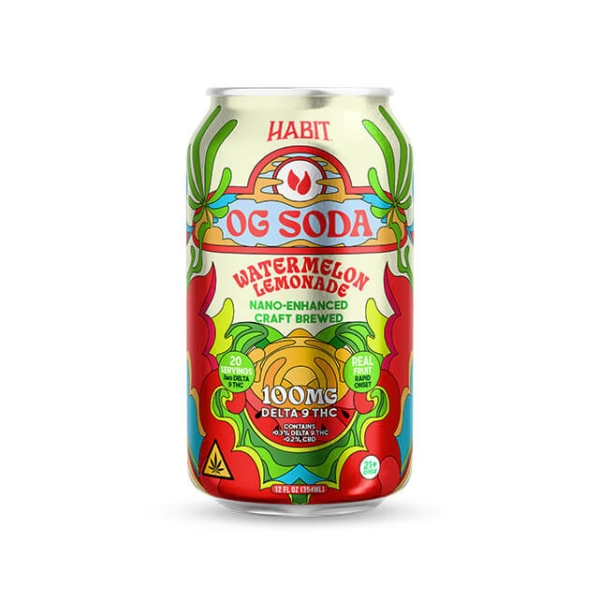Habit 100mg Delta 9 THC Soda
