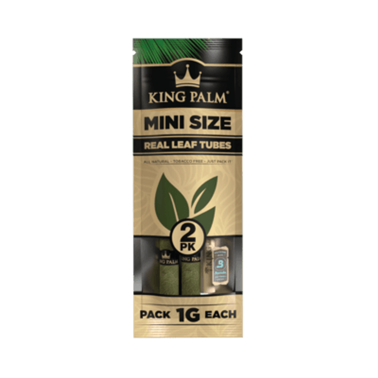 King Palm Mini Rolls - Natural 2 Pack
