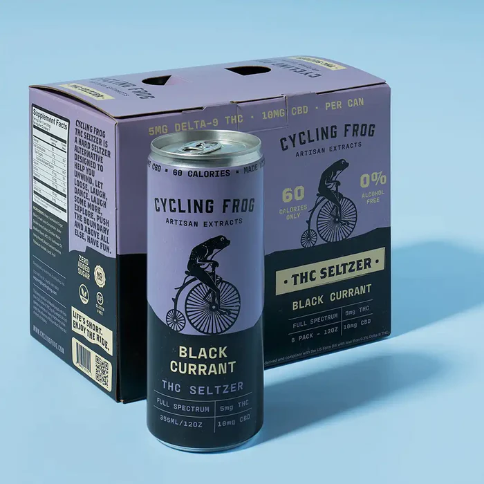 Cycling Frog 5mg THC + 10mg CBD Seltzer