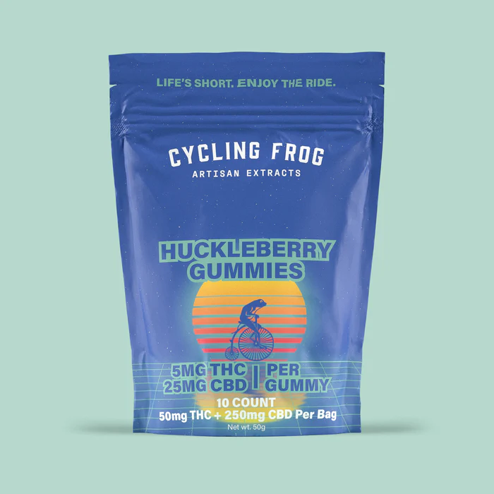 Cycling Frog 5mg THC + 25mg CBD Gummies