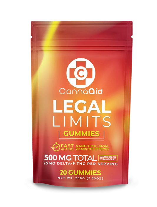 CannaAid Legal Limits Delta 9 THC Gummies