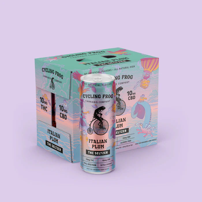 Cycling Frog Italian Plum 10mg Seltzer
