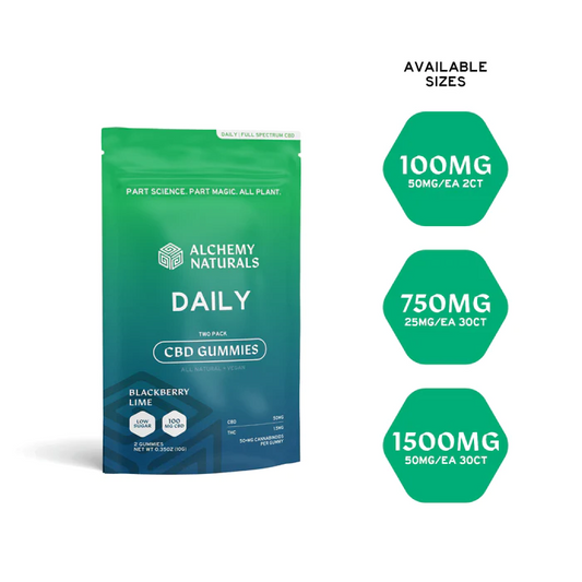 Alchemy Naturals Daily CBD Gummies