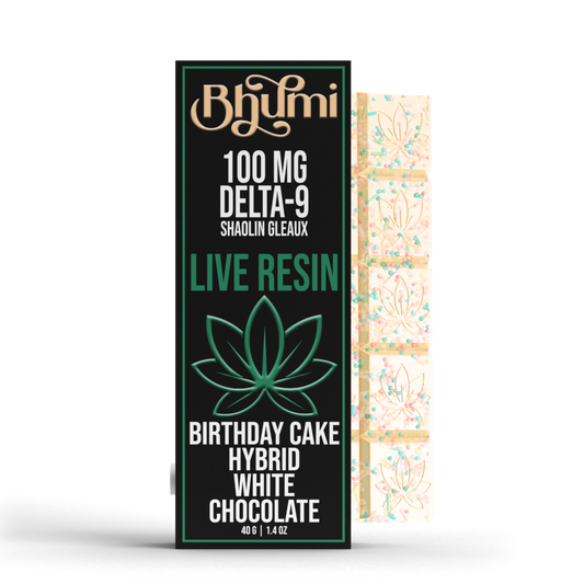 Bhumi Hybrid Live Resin Birthday Cake White Chocolate