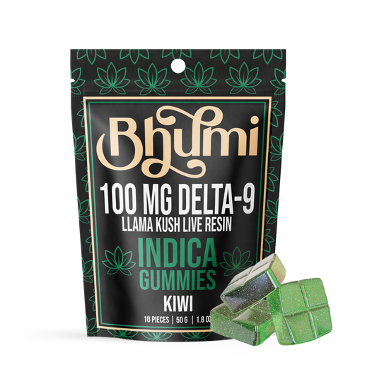 Bhumi Indica Live Resin Kiwi Gummies