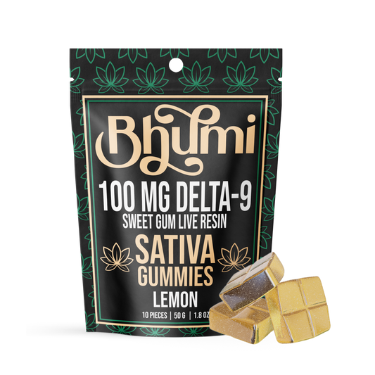 Bhumi Lemon Sativa Live Resin Gummies