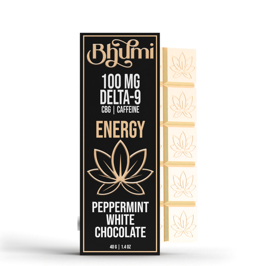 Bhumi D9 THC + CBG + Caffeine White Chocolate