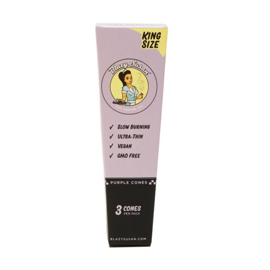 Blazy Susan Pink King Size Cones 3ct